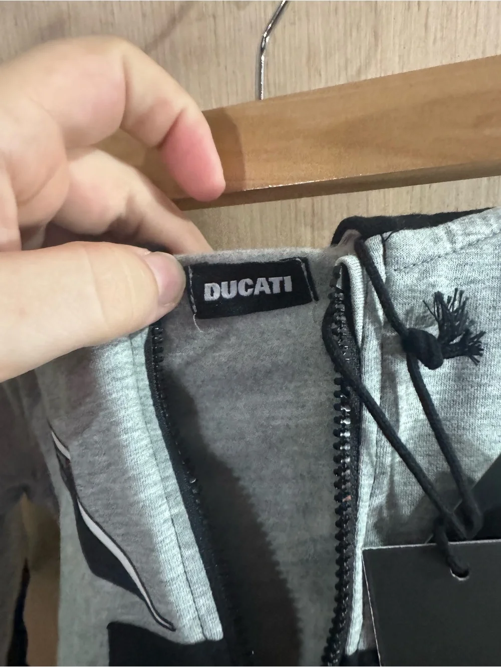 Ducati Baby Motorcycle Hoodie Jumpsuit in Gray & Black Size 3 Months NWT